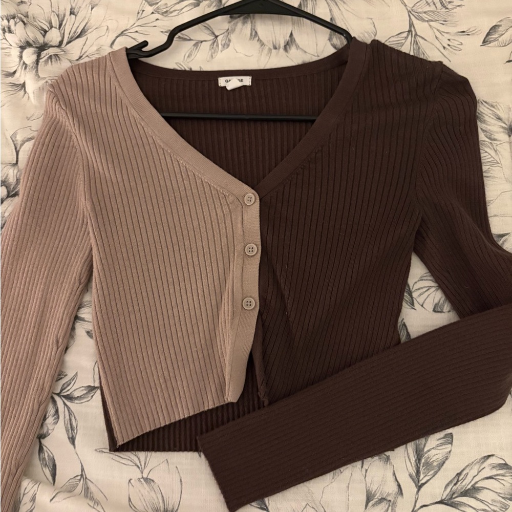 Garage Ribbed Cardigan